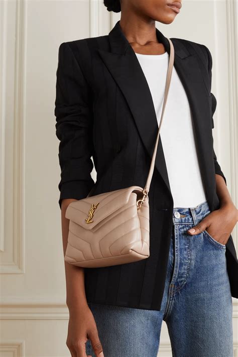 ysl loulou toy crossbody bag|ysl toy loulou dark beige.